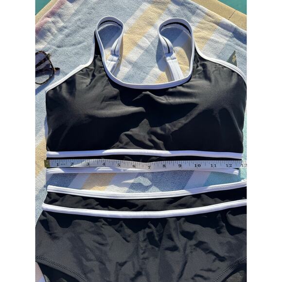 NWT, BMJL, Women, Bikini Set, Black and White, Sz M - Picture 2 of 9